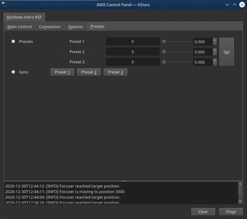 Presets