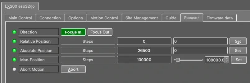 focuser