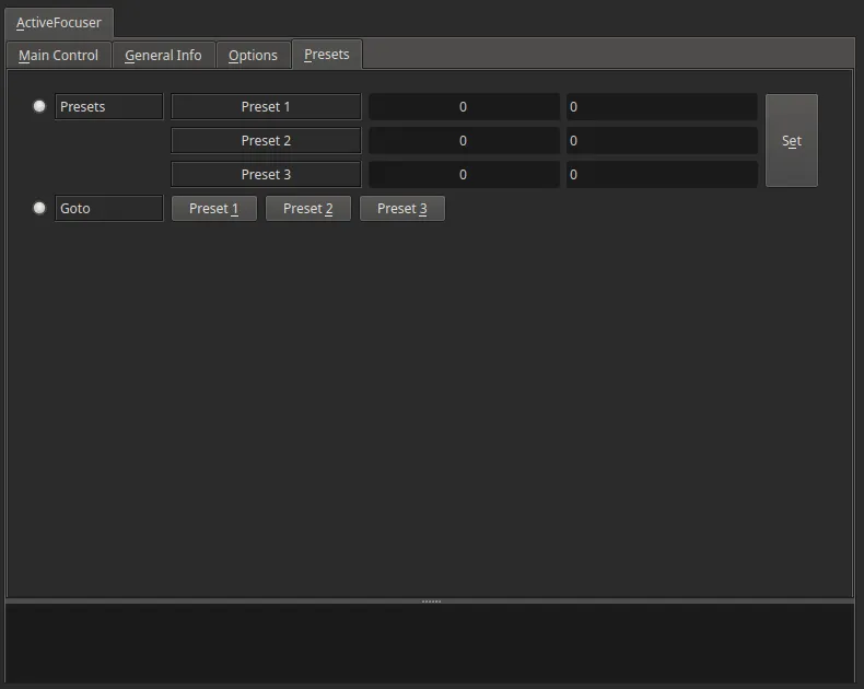 preset